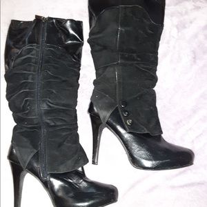 High heel boots